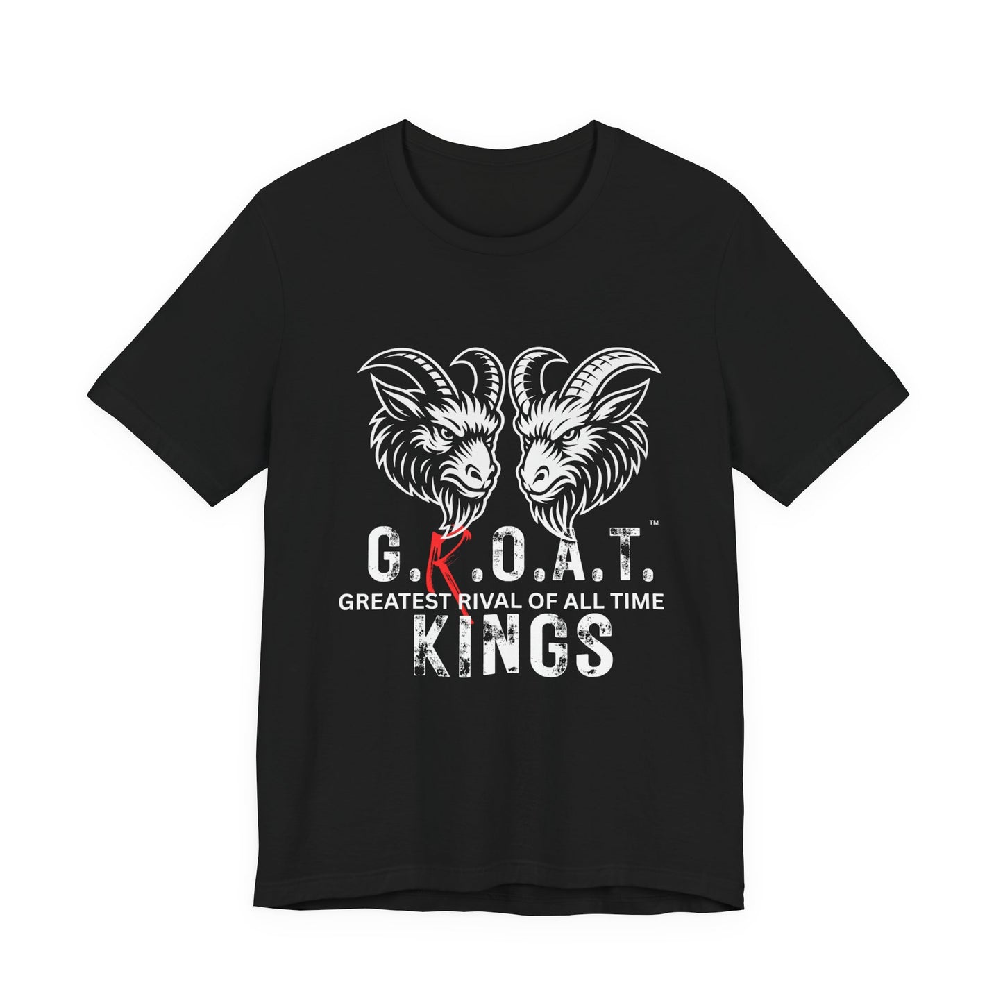 Unisex Jersey Tee - G.K.O.A.T. Kings, Graphic Tee for Sports Fans, Birthday Gift, Casual Wear, Motivational T-Shirt, Unisex Fashion