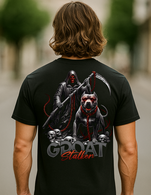 G.R.O.A.T. STALKER - BACK PRINT  Gildan 75000 Hammer™ 7oz