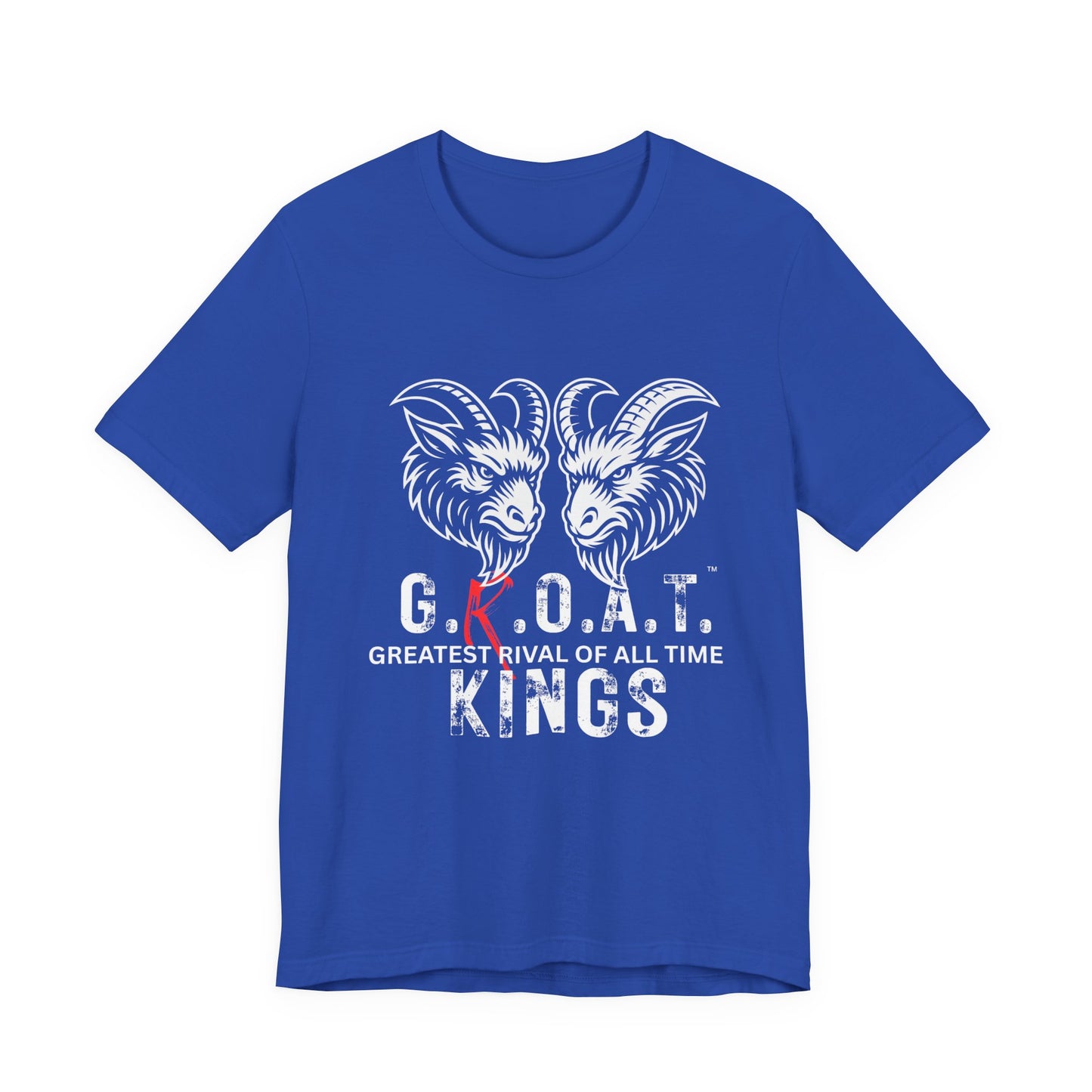 Unisex Jersey Tee - G.K.O.A.T. Kings, Graphic Tee for Sports Fans, Birthday Gift, Casual Wear, Motivational T-Shirt, Unisex Fashion