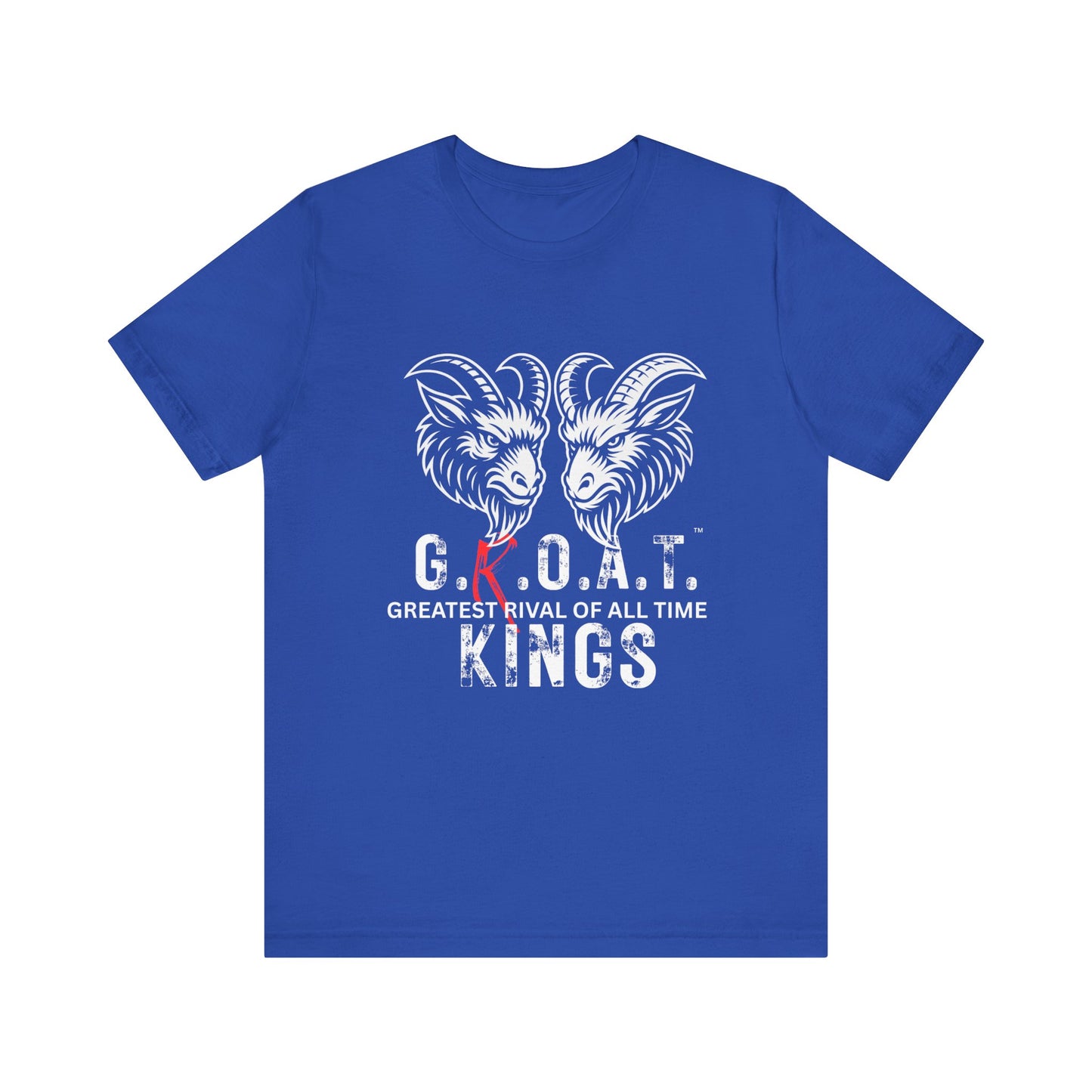 Unisex Jersey Tee - G.K.O.A.T. Kings, Graphic Tee for Sports Fans, Birthday Gift, Casual Wear, Motivational T-Shirt, Unisex Fashion