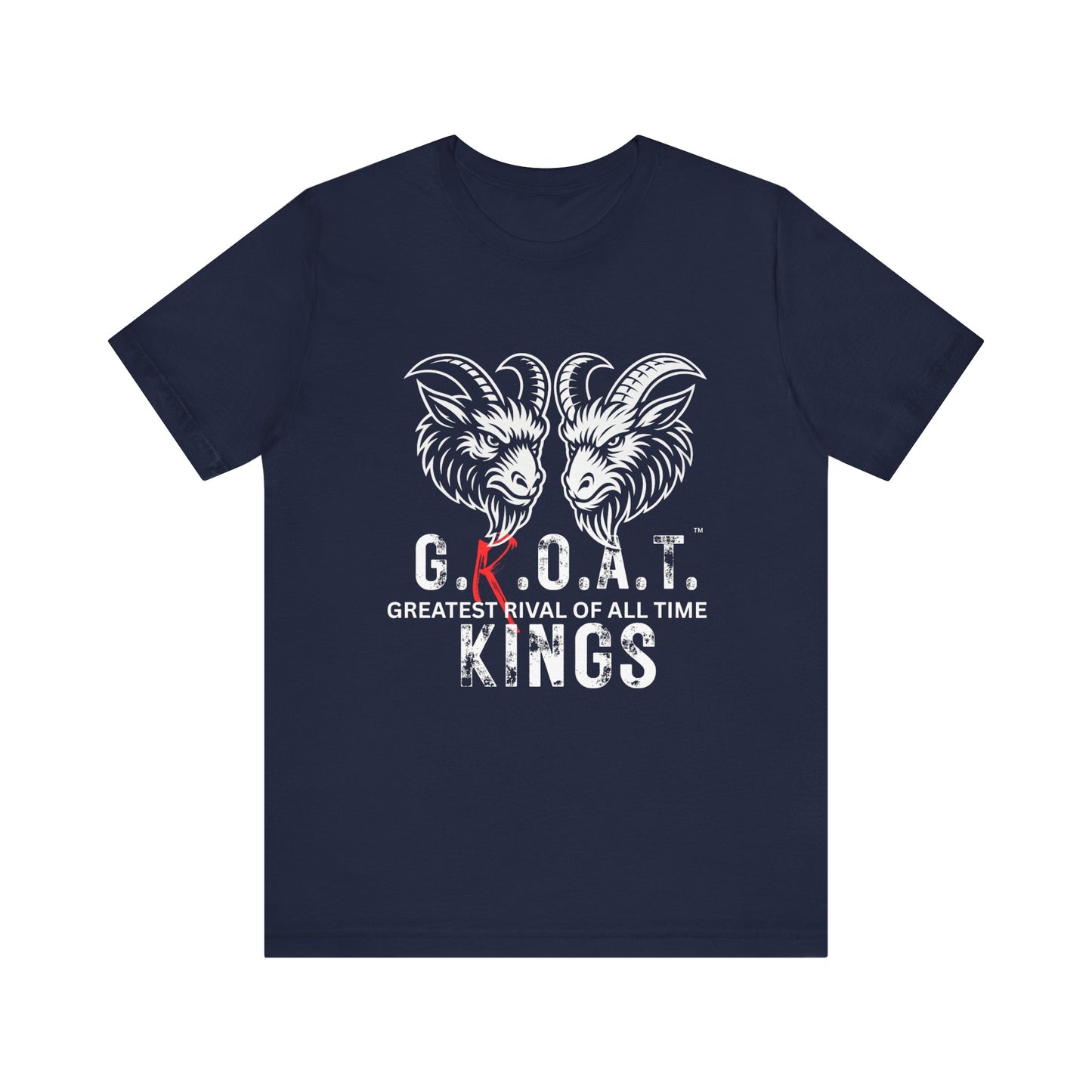 Unisex Jersey Tee - G.K.O.A.T. Kings, Graphic Tee for Sports Fans, Birthday Gift, Casual Wear, Motivational T-Shirt, Unisex Fashion