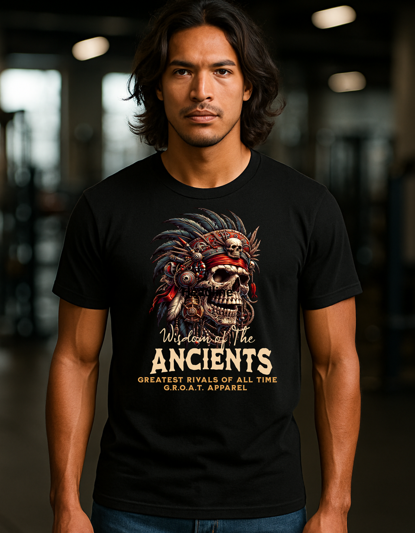 ANCIENTS FRONT - PRINT G200 Adult Ultra Cotton 6 oz. T-Shirt
