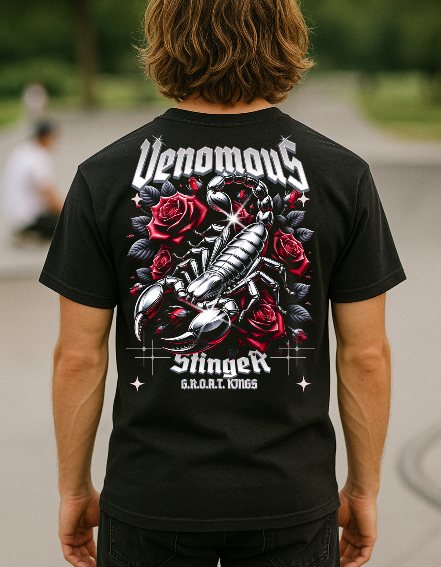 🔥 VENOMOUS STINGER – G.R.O.A.T. KINGS EDITION 🔥 Back print 7oz